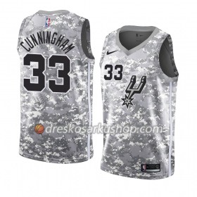 Muški NBA Dres San Antonio Spurs Dante Cunningham 33 Nike 2018-19 Siva Swingman